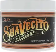 Suavecito Pomade Firme Clay, Strong Hold Hair Clay For Men, Low Shine Matte Hair Clay, Pomade For Natural Texture Hairstyles, 4oz/113g