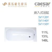 在飛比找蝦皮商城優惠-CAESAR 凱撒衛浴 SV1120Y SV1140Y SV