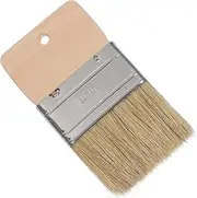 Beach Sand Brush Natural Boar Bristle Paint Brush with Handle for Wall Painting Sand Removal Ergonomic Durable Soft Bristles for Cleaning