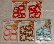 Wilton Bite-Size Cutters Lot NIB - Crinkle ~ Baby ~ Circus - Heart ~ Teddy Bear