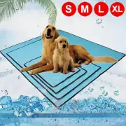 Pet Cooling Mat Cool Pad, S/M/L/XL Self-Cooling Summer Sleeping Bed for Dog Cat