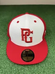 Perfect Game New Era 59Fifty Fitted Baseball Hat Red White 7 1/2