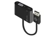 Alogic DP-VGHD4K-ADP DisplayPort to HDMI/VGA 2 in 1 Adapter Cable Male to 2 Female