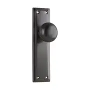 0991 Door Knob Richmond Latch Pair Antique Copper H200xW50xP62mm
