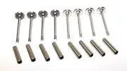 SET OF INLET & EXHAUST VALVES & GUIDES FOR TRIUMPH SPITFIRE MK1 & MK2 1962-1967