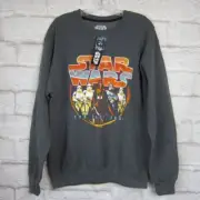 Star Wars The Last Jedi Kylo Ren Captain Phasma Gray Sweatshirt size M NWT