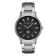 【EMPORIO ARMANI】分秒必爭時尚都市腕錶-銀X黑(AR11118)