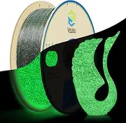 YOUSU 3D Printer Filament PLA Filament 1.75mm Laser Paillette Series-Galaxy Black Filament 1kg(2.2lbs).