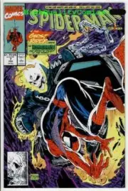 SPIDER-MAN #7, Todd McFarlane,1990, Ghost Rider, NM+