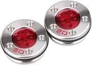 NA 2pcs Red Clover Golf Custom Weights for Titleist Scotty Cameron Newport Studio California Putters (2x20g)