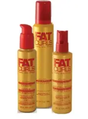 SAMY FAT CURLS REACTIVATING SPRAY ENHANCING CREAM CREATING MOUSSE SET RARE NEW!