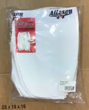 Alleson XL Padded Football Compression Girdle Shorts White