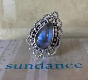 NWT Sundance Catalog Silver Labradorite “Melina Ring” size 9 $68