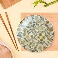 在飛比找momo購物網優惠-【小倉陶器】Shinzi Katoh系列輕量圓盤-花音(日本
