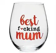 Best F*cking Mum Stemless Wine Glass