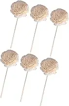 6Pcs Aroma Diffuser Sticks Artificial Flower Sticks for Aromatherapy Decorative Home Fragrance for Aroma Bottle Accessories for Refreshing Air