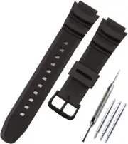 Natural Resin Watch Bands Replacement Fit for Casio AE-1200 MRW-200H W-800H W-73
