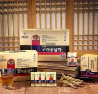 在飛比找Yahoo!奇摩拍賣優惠-KOREAN高研六年根韓國高麗紅蔘茶3公克x100包/盒