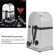 Manual Ice Crusher Labor Saving Hand Crank Shaved Ice Machine with Cover