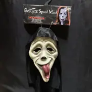 NEW Rare Scary Movie Ghost Face Mask Tongue Out Easter Unlimited Wassup Scream