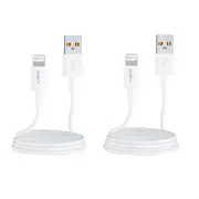 Apple Flash Charging Cable 1m 2m Fast Charger for iPhone iPad High Speed Durable