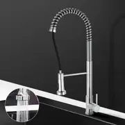 ACA Swivel Pull Out Spout Kitchen Mixer Laundry Sink Spring Tap Faucet