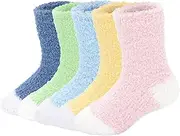 [Durio] Cuddly Socks Girls Children's Socks Winter Socks Boys Toddler Winter Warm Thermal Fluffy Socks