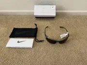 Women's Silver Nike Tailwind Sport EVO 491-080 Max Optics Sunglasses w/Tags Box