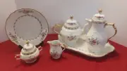 ROSENTHAL SANSSOUCI BARBARA Rose Garland Gold Rim Large 2 Pc SOUP TUREEN NEW!