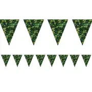 Army Camo Flag Banner