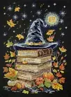 DIY Cross-Stitch Kit Magic Pages Needlepoint Craft Kit Counted Stitching Art Set