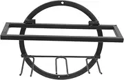Iron Wine Rack Foldable Design Wall Mounted Wine Bottle Holder Tidy Kitchen Storage