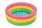 Intex 34" Sunset Glow Inflatable Baby Pool – Soft Floor, 22-Gallon Capacity NEW