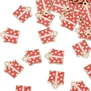[Zicdije] Pack of 80 Colored Enamel Charms Gold Plated Bulk Pendants Assorted Style Accessories for Necklace Bracelet Jewelry Making DIY Crafting and Garment Gifts Packing Decorating