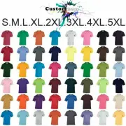 T-SHIRT Blank Plain Basic Tee S - 5XL Small Big Men's Cotton Premium Quality
