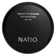 Natio Cream to Powder Foundation Light Honey SPF20 - 9.5g