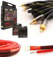 ELITE AUDIO PRO 8 GAUGE 100% OFC CAR AMP WIRE INSTALL KIT AMPLIFIER INSTALLATION