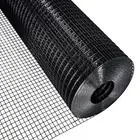 Black Hardware Cloth 1/2 Inch 24 in x 50 ft 19 Gauge PVC Coating Wire Mesh Ro...