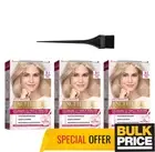 L'Oréal Paris Excellence Creme 9.1 Very Light Ash Blonde Hair Color 3-Pack