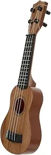 Generic 1pc Creative Plastic Ukulele for Beginners Safe Material Easy to Play Musical Instrument for Starter Ukulele for Musical Learning
