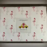 Cynthia Rowley Christmas Size Twin Sheet Set