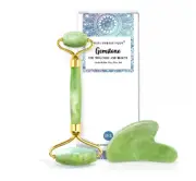 E Gua Sha Facial Tools Face Roller for Wrinkless Natural Skincare Tool Jade