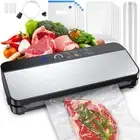 Food Vacuum Sealer Automatic Sealing Machine for Food Preservation Dry Moist ...