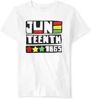 [The Children's Place] Short Sleeve Black History Graphic T-Shirt