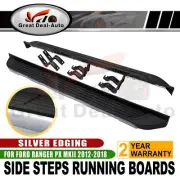 Aluminium Side Steps Fit Ford Ranger Dual Cab 2012-2018 Running Boards Sidesteps (for: Ford)