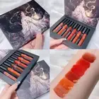 Lipstick Set Retro Red Lipsticks Matte Easy Coloring Lipstick Matte Set Y0V6