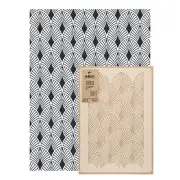 Reusable PLASTIC Wall STENCIL Template // 59x95cm Seamless // ART DECO PALM #4