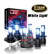 Para For Jaguar S-Type 2000-2004 faro LED alto / bajo + Kit de luz antiniebla (for: Jaguar)