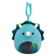 Squishmallows Vilmos The Triceratops 3.5 inch Clip-On Plush