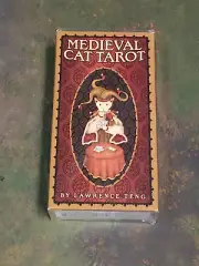 MEDIEVAL CAT TAROT Deck Fortune Telling Oracle Cards US Games New!
